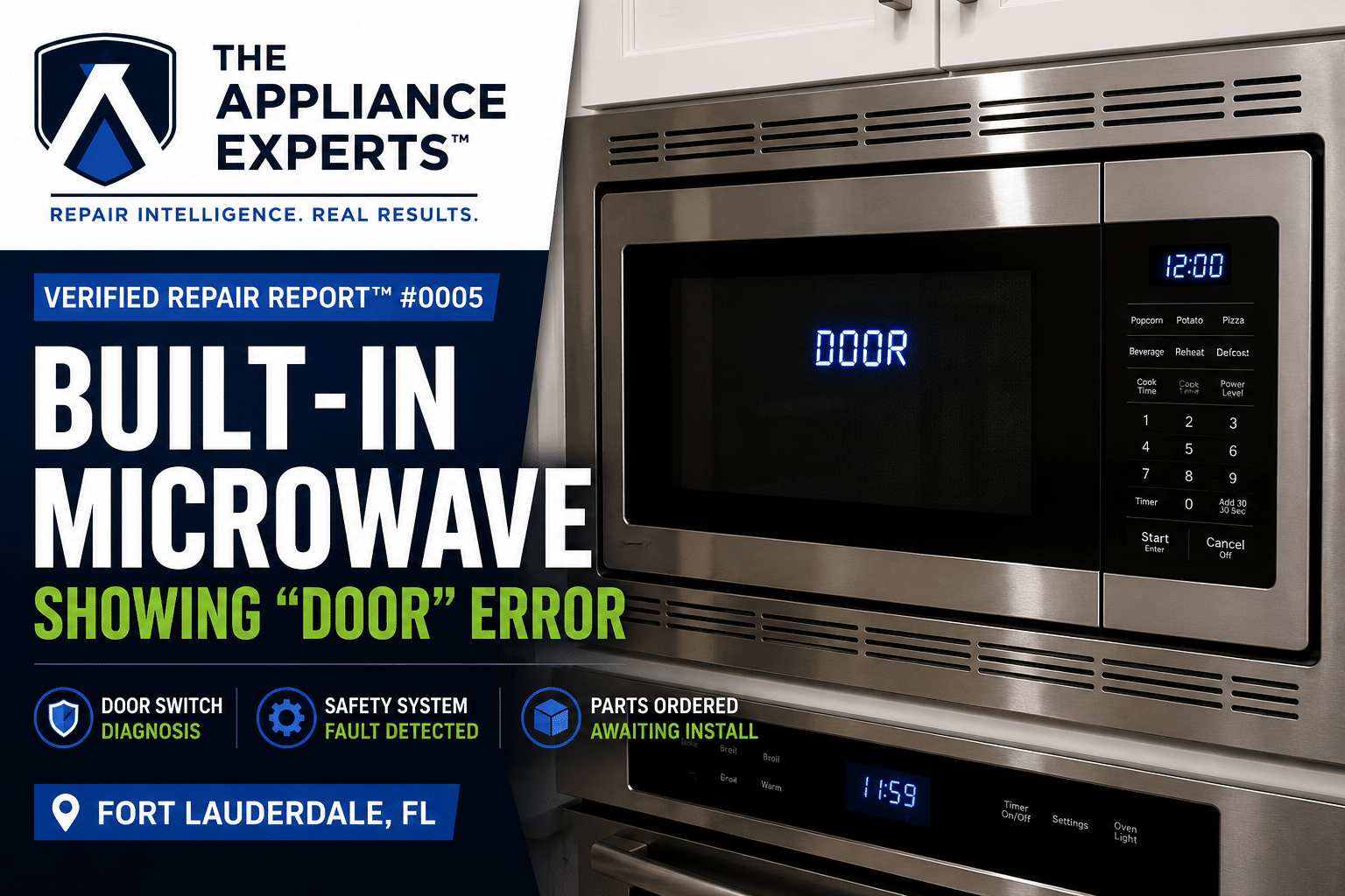 Built in microwave repair in Fort Lauderdale