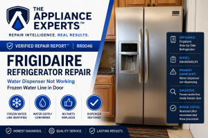 Frigidaire Refrigerator Water Dispenser Not Working in Coconut Creek