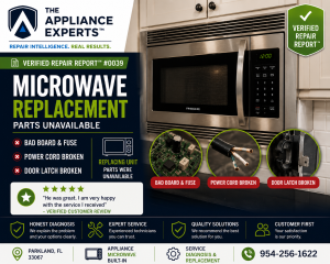 Dacor Built-In Microwave Beyond Economical Repair — Replacement Recommended