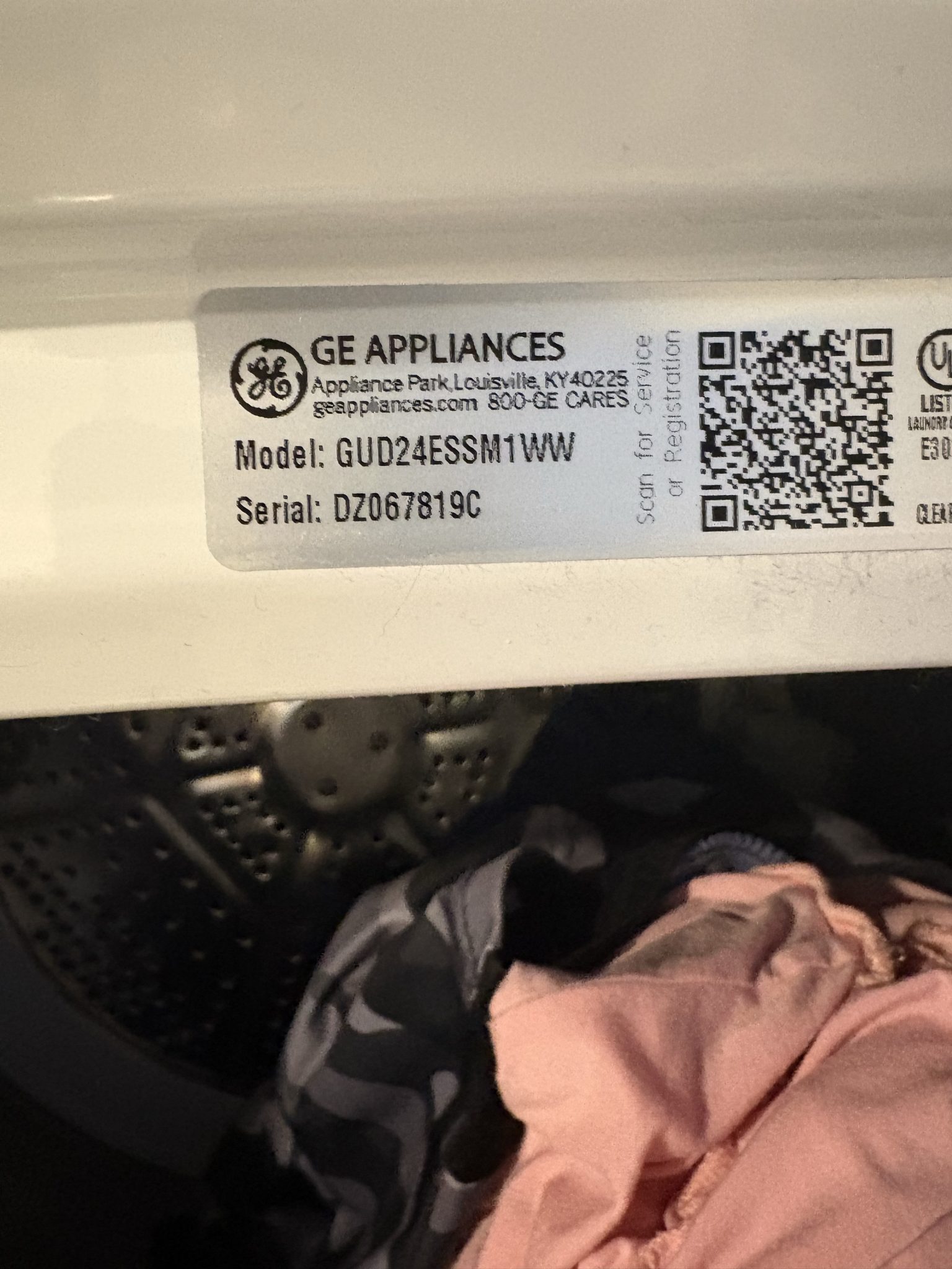 GE Unitized Washer Dryer in Miami