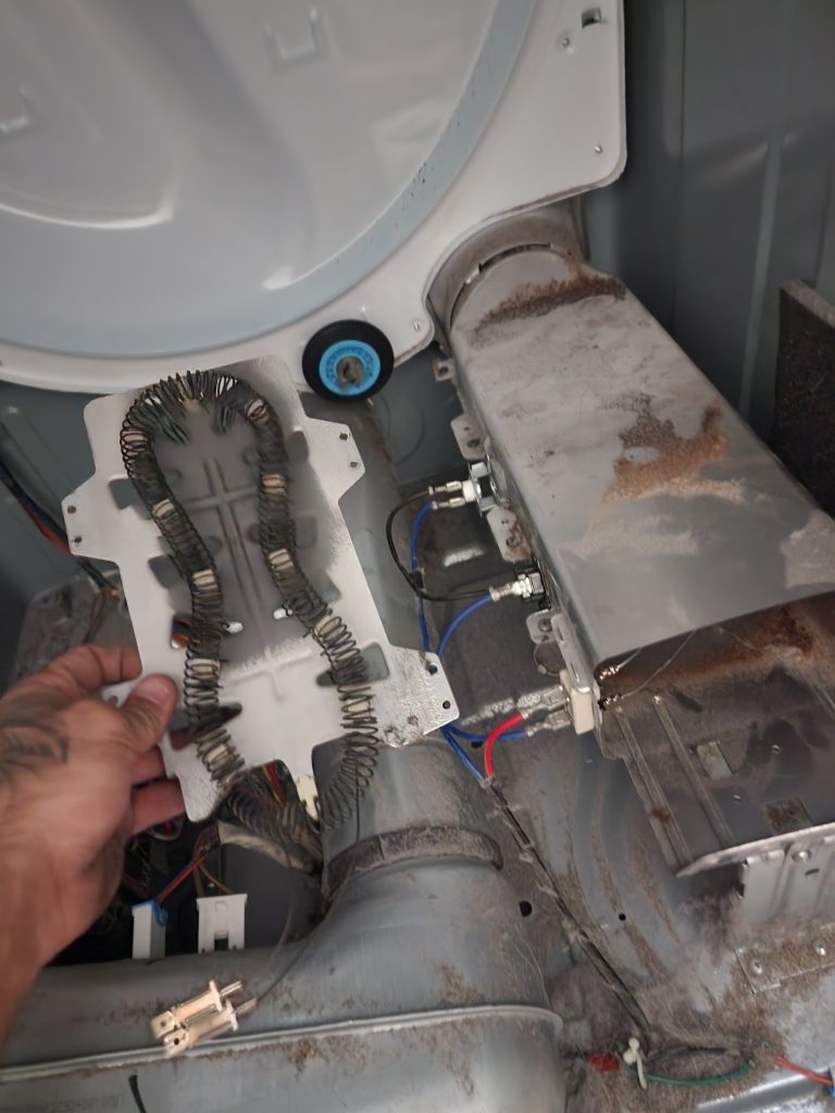 Samsung dryer not heating in coral springs