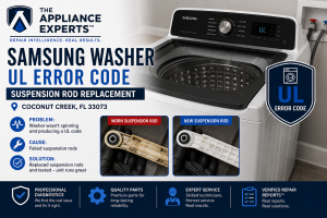 Samsung Washer Not Spinning & UL Error Repair Coconut Creek FL