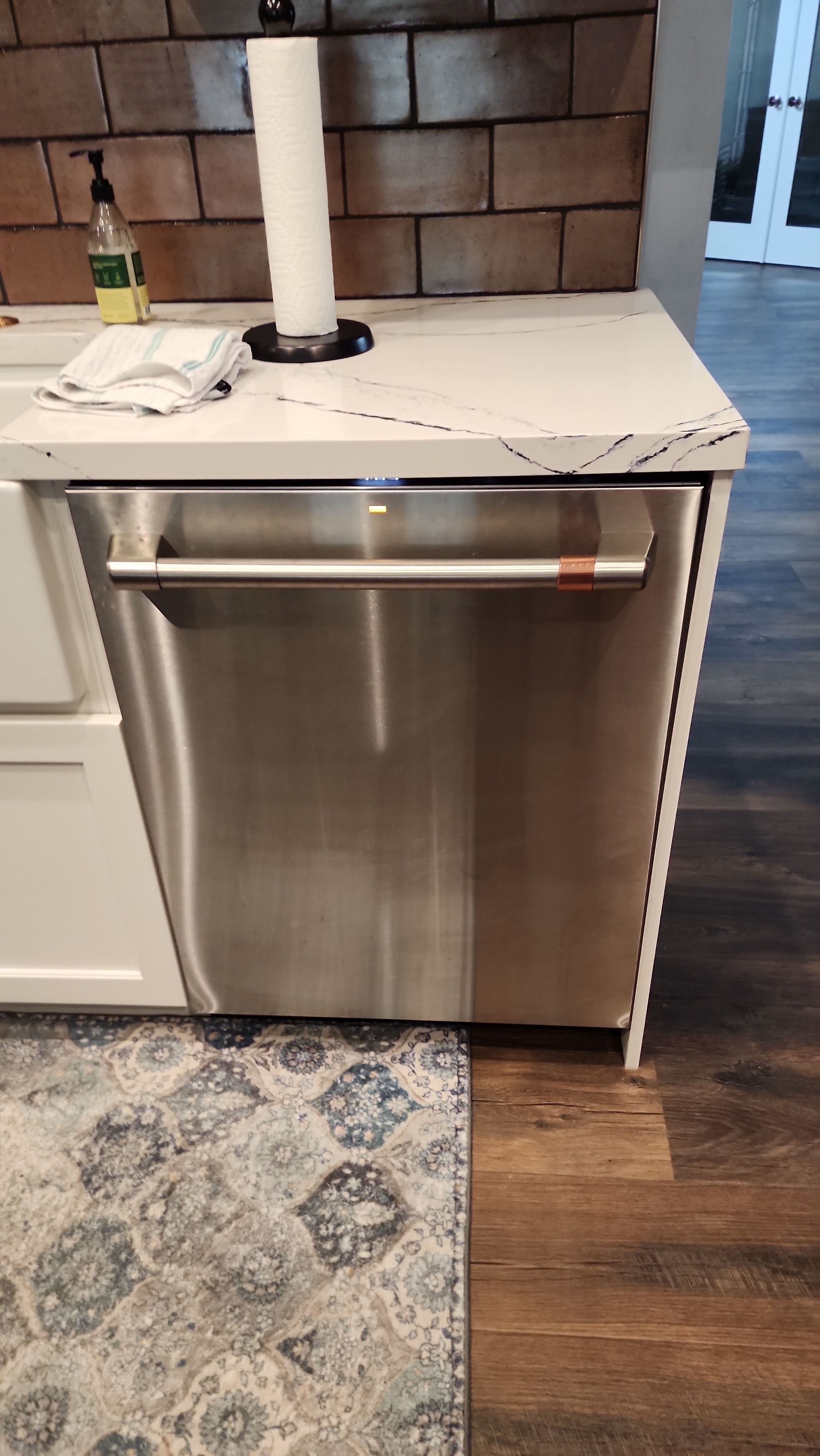 Café dishwasher repaired for bottom corner leak in Coral Springs Florida RR0115