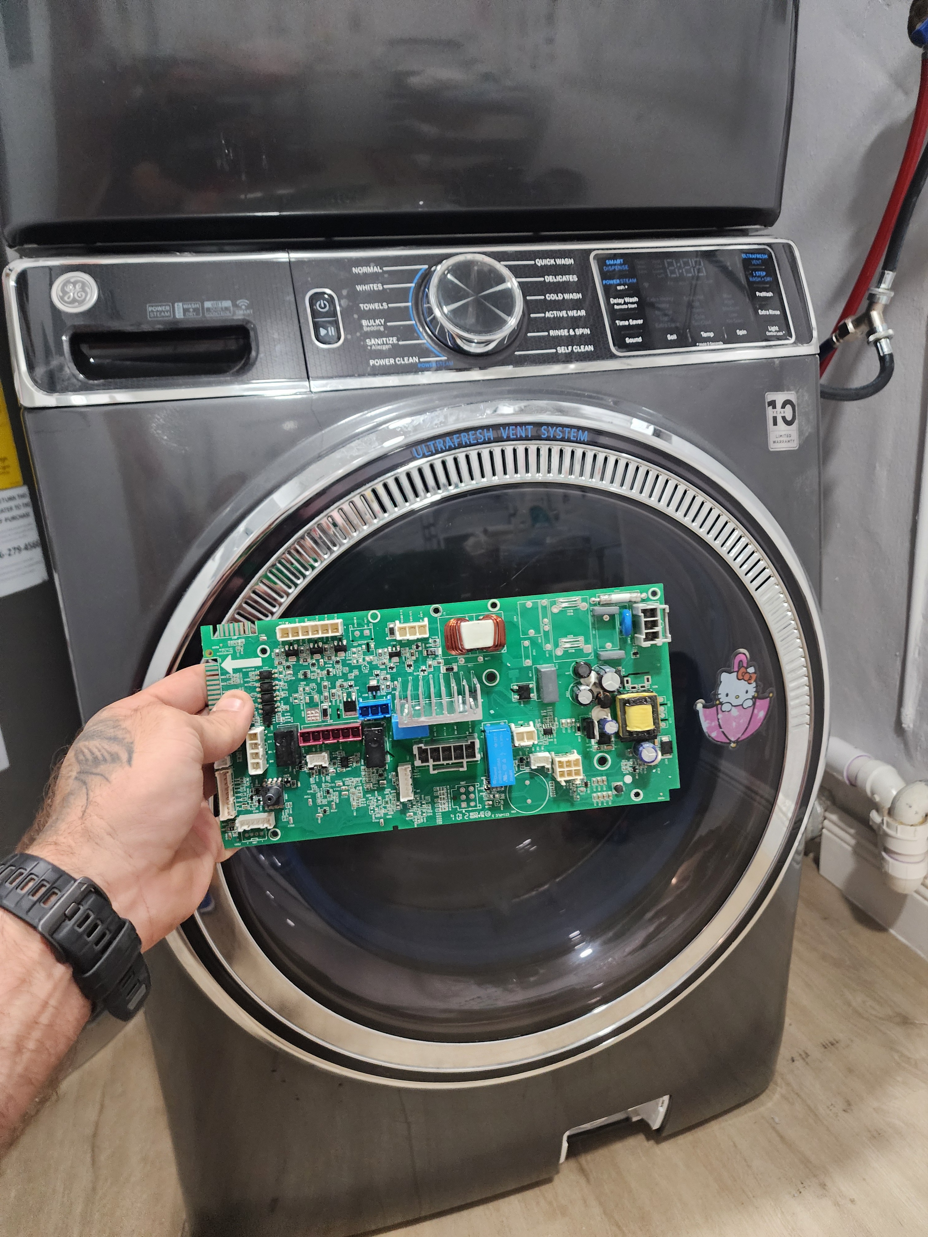 GE washer electronic control board repair in Margate FL model GFW850SPN1DG