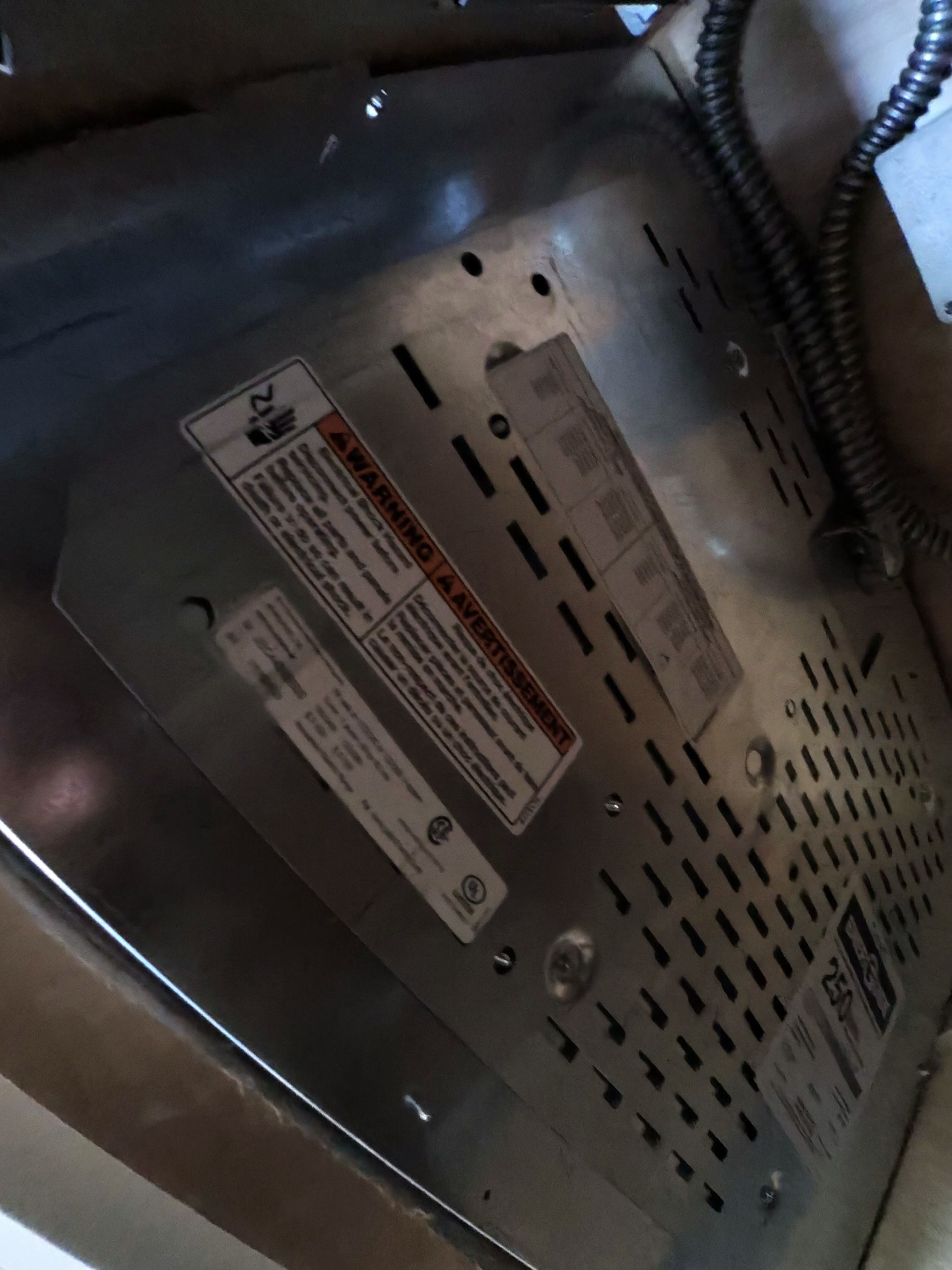 Jenn-Air electric cooktop electrical junction box wiring evaluation Coral Springs FL RR0092