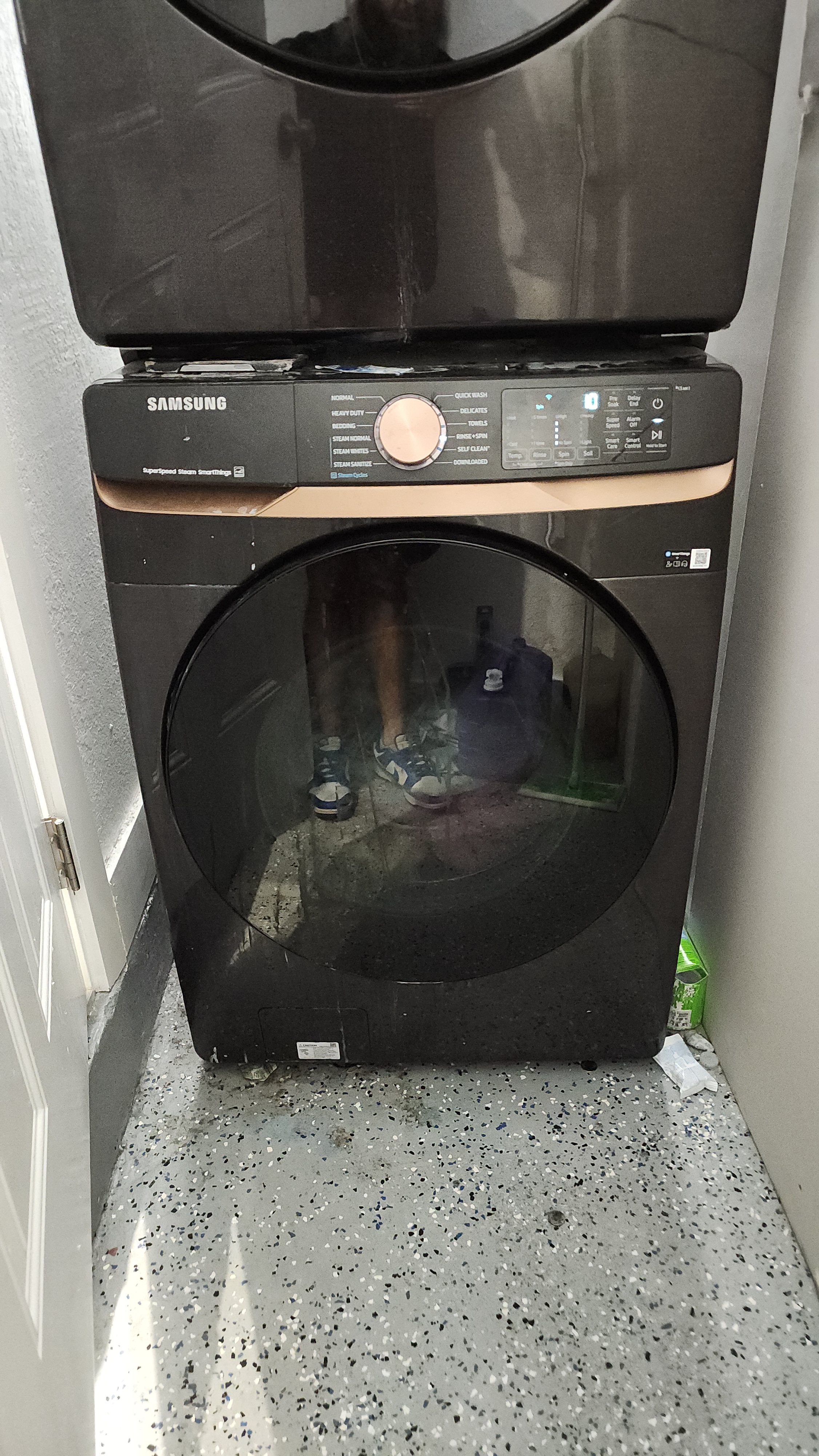 Samsung front-load washer serviced in Margate, Florida.