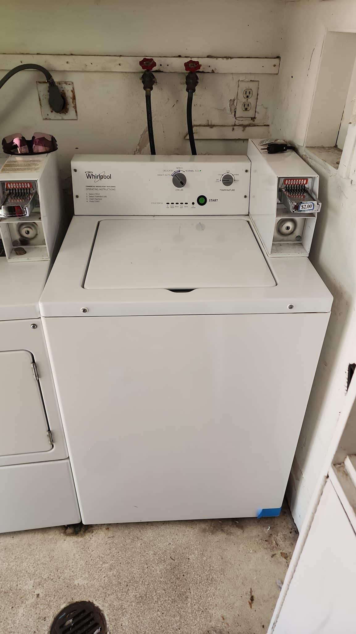 Whirlpool commercial coin operated washer repair in Lauderdale-by-the-Sea Florida