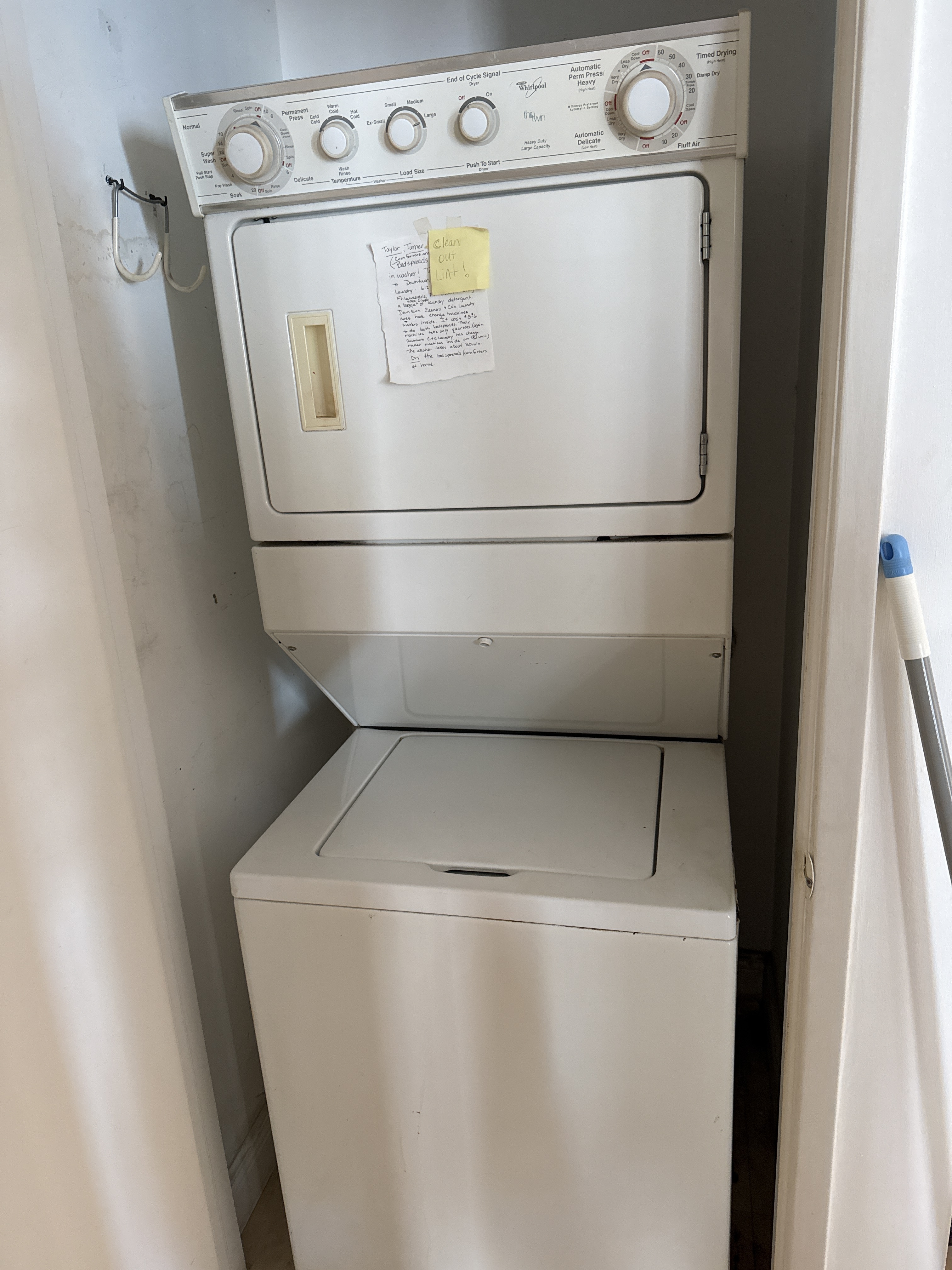 Whirlpool stacked washer and dryer unit Fort Lauderdale Florida RR0120